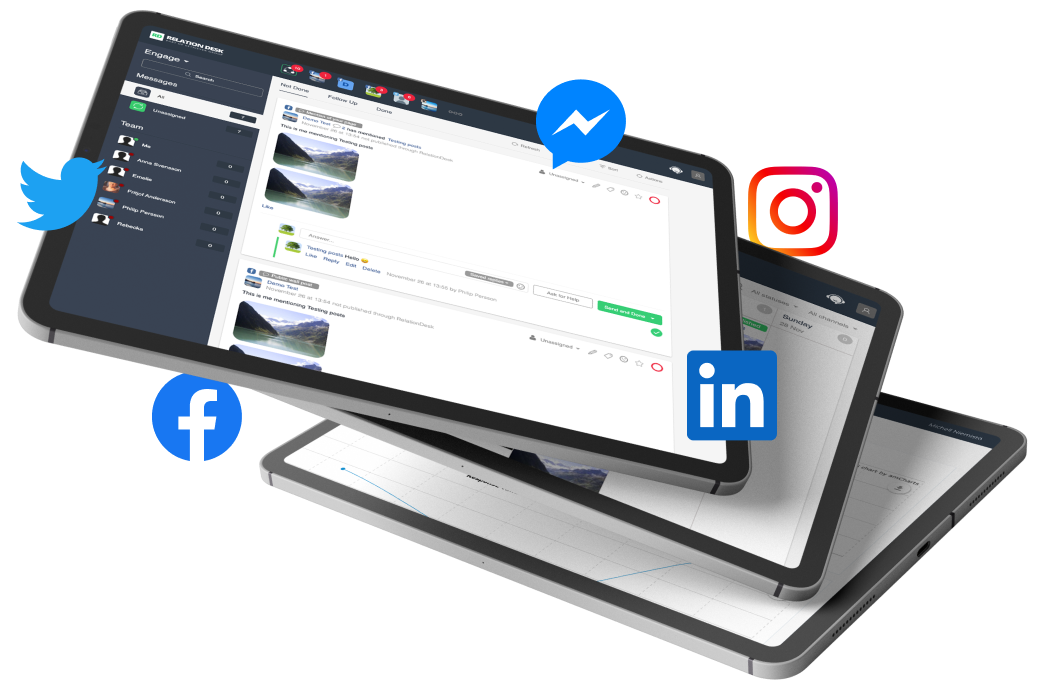 RelationDesk - a  social media management platform